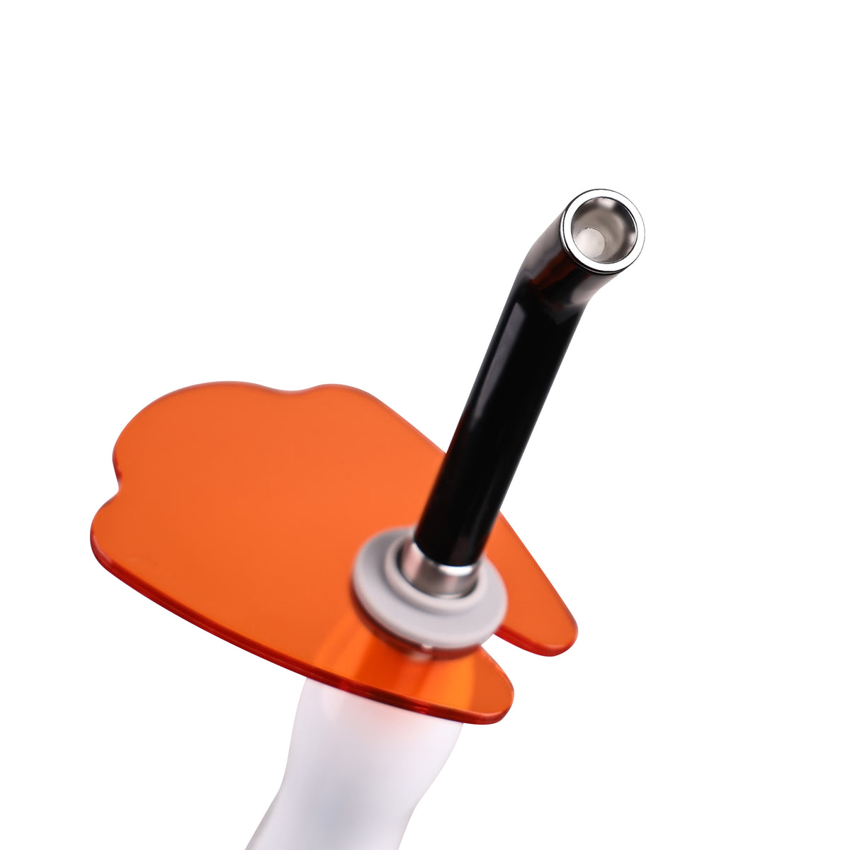 Autoclavable light guide tip detail of embedded dental LED curing lamp