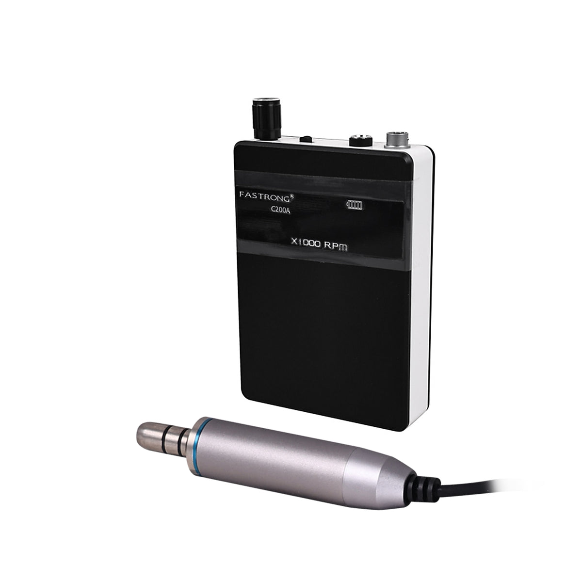 Ergonomic lightweight handpiece detail of dental portable polisher