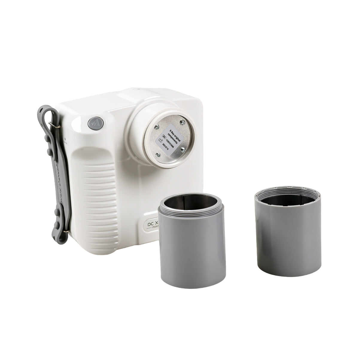 Side profile view of wireless portable dental X-ray unit