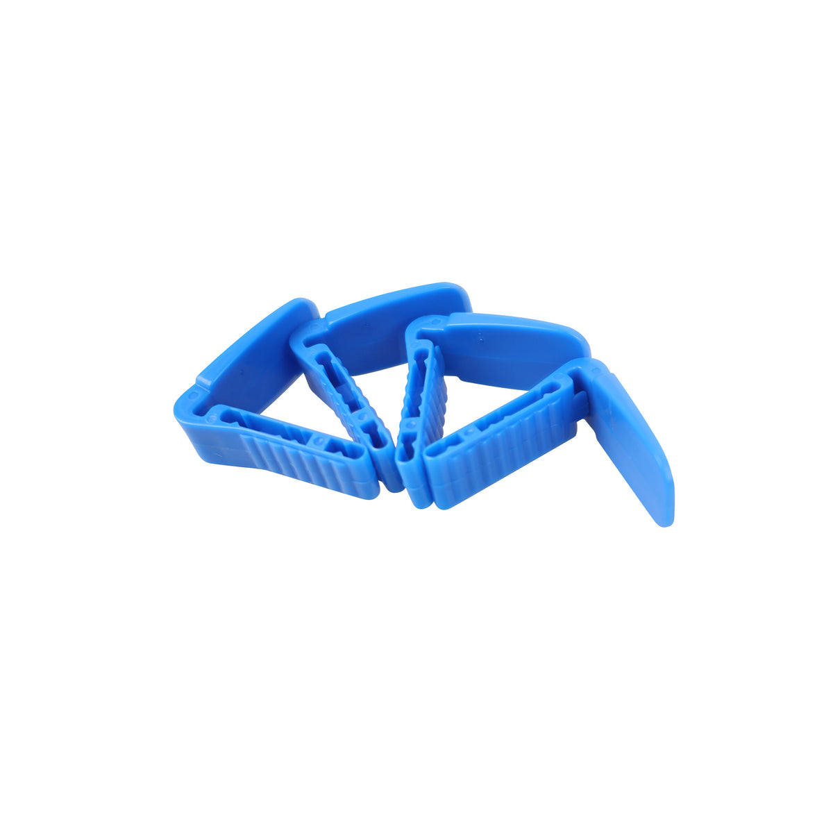 Blue plastic clamping clip for dental X-ray film fixing