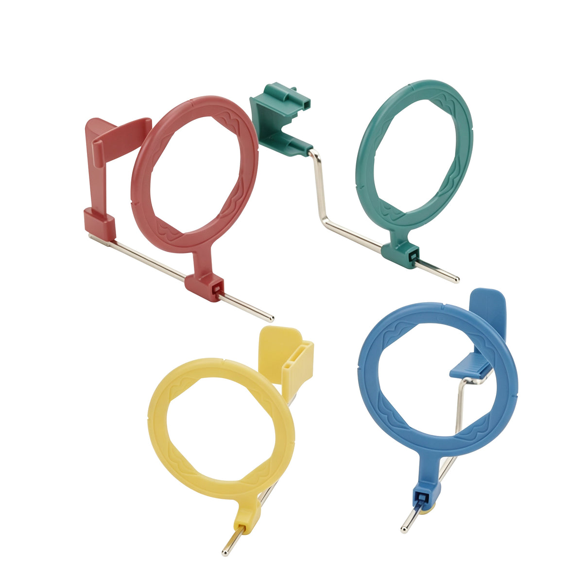 Color coded plastic rings of dental XCP film positioner