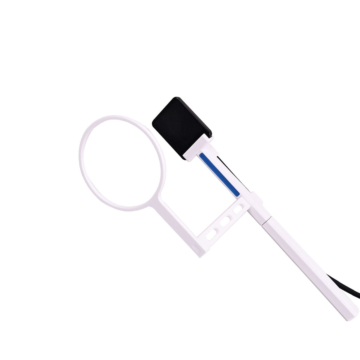 Intraoral placement of dental RVG sensor on patient