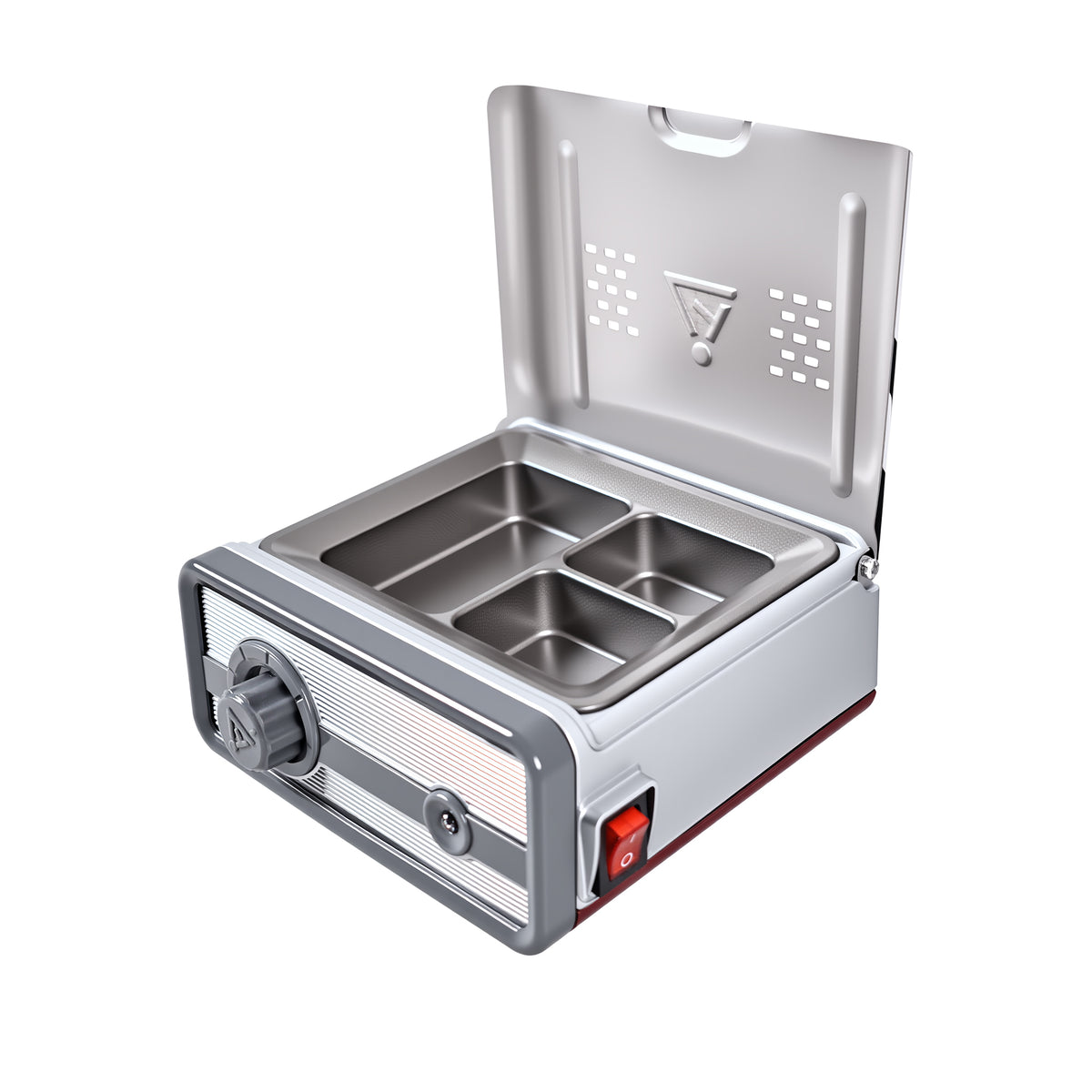 Dental 3‑slot wax heater white‑background main product view