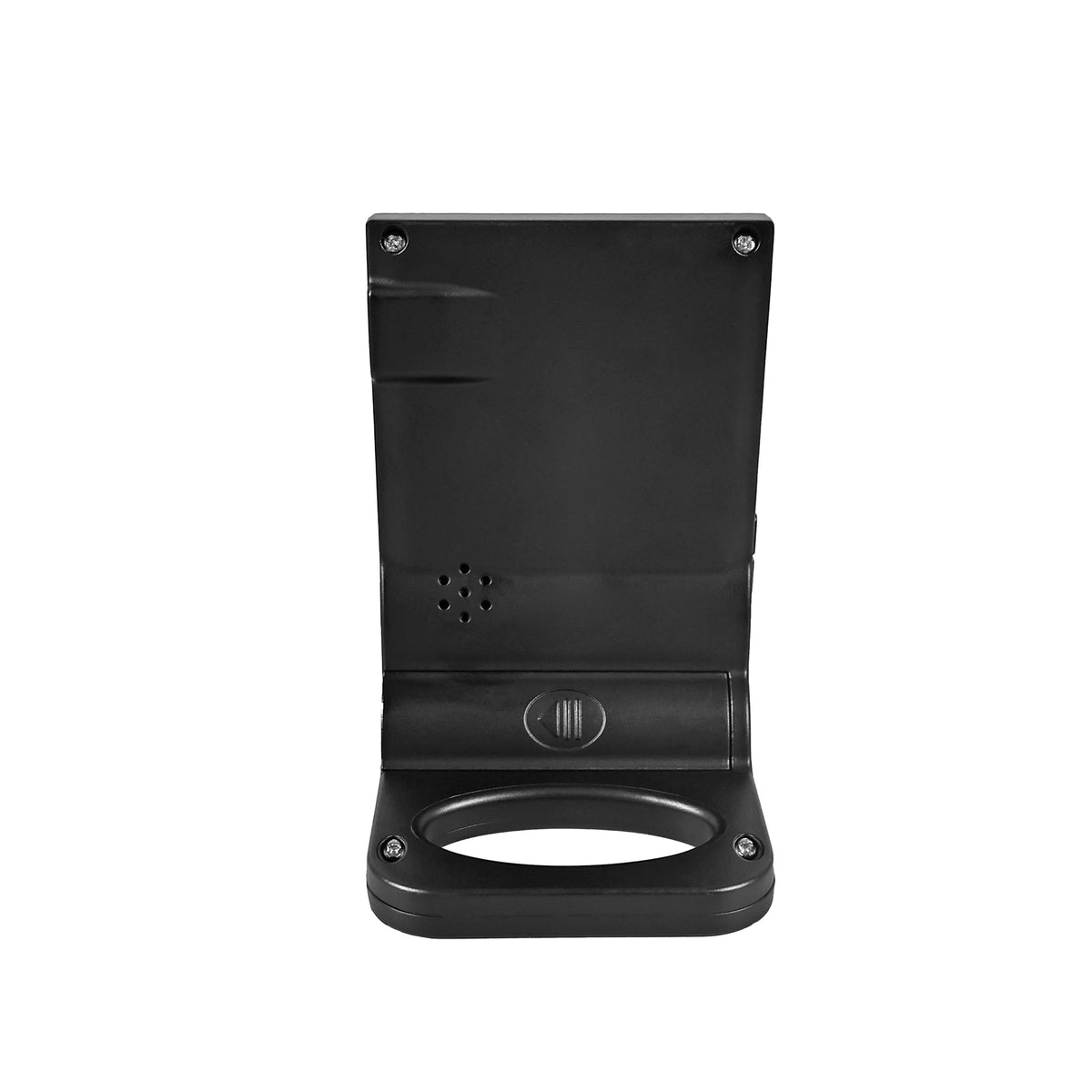 Back panel view of dental apex locator housing structure
