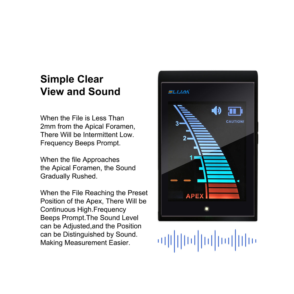 Dental apex locator measurement principle schematic diagram