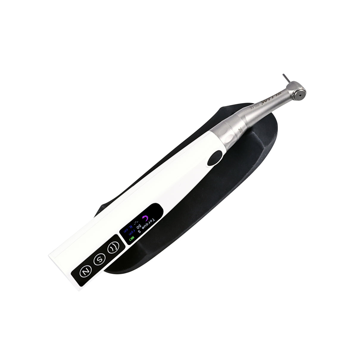 USB charging status for wireless dental implant torque wrench