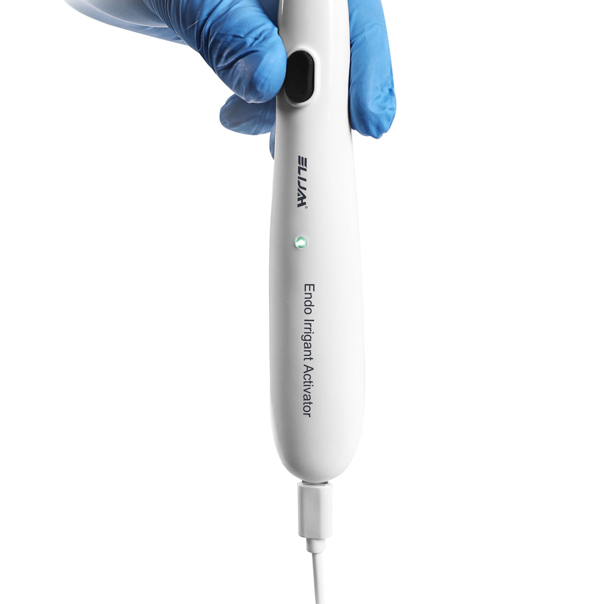 Dentist using endo irrigant activator in clinical operation