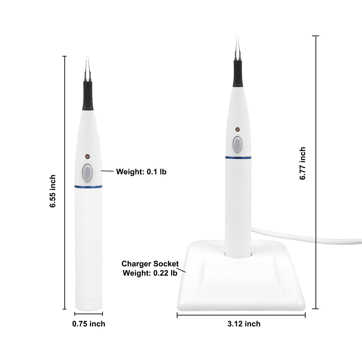 Gutta‑percha tip cutter side profile compact handheld outline