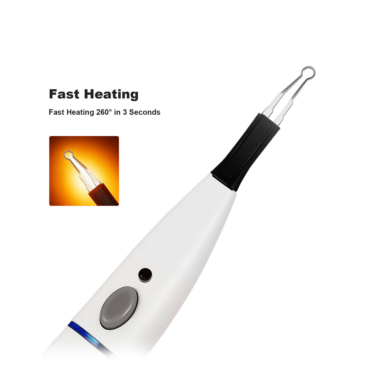 Heating working status display of dental gutta‑percha cutter