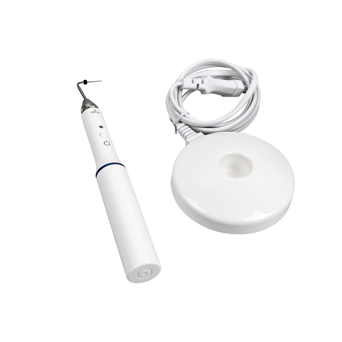 Wireless obturation pen charging dock and charging status display