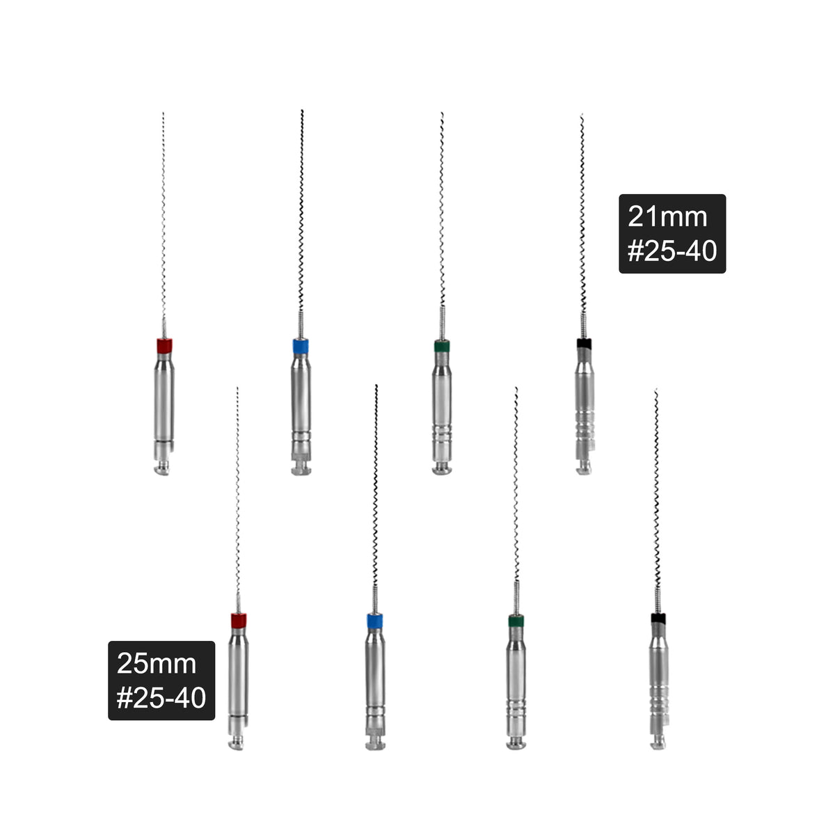 Dental Paste Carriers color coded handle size marker