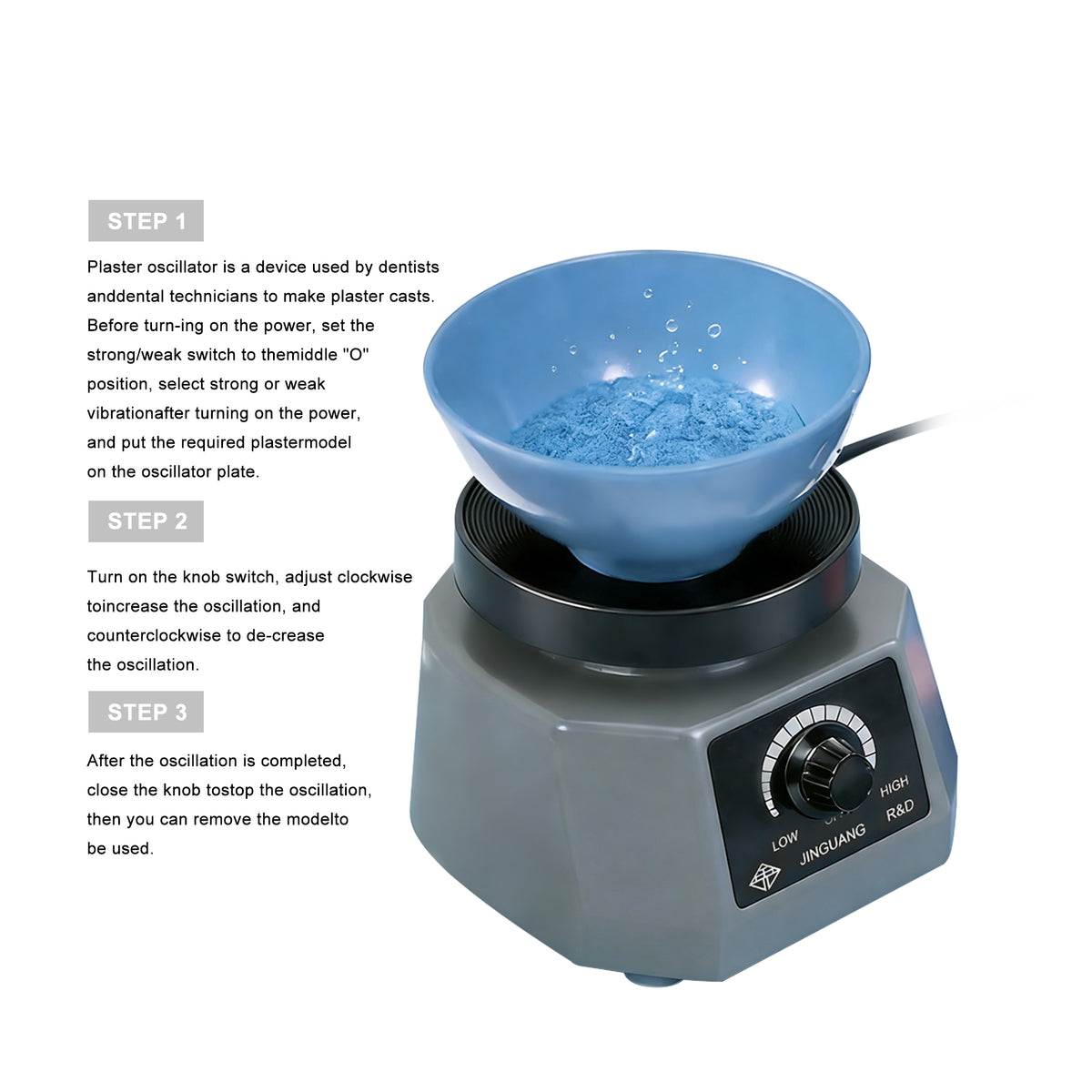 Air‑bubble removing working demonstration