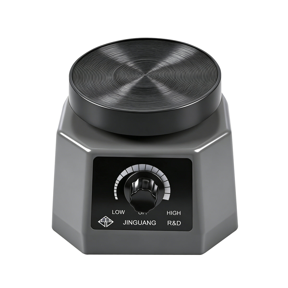 Top vibrating work platform close‑up