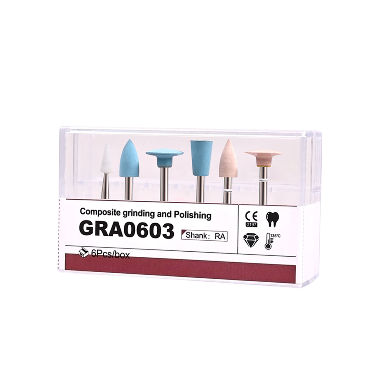 GRA0603 dental polishing kit as Shofu alternative effect comparison