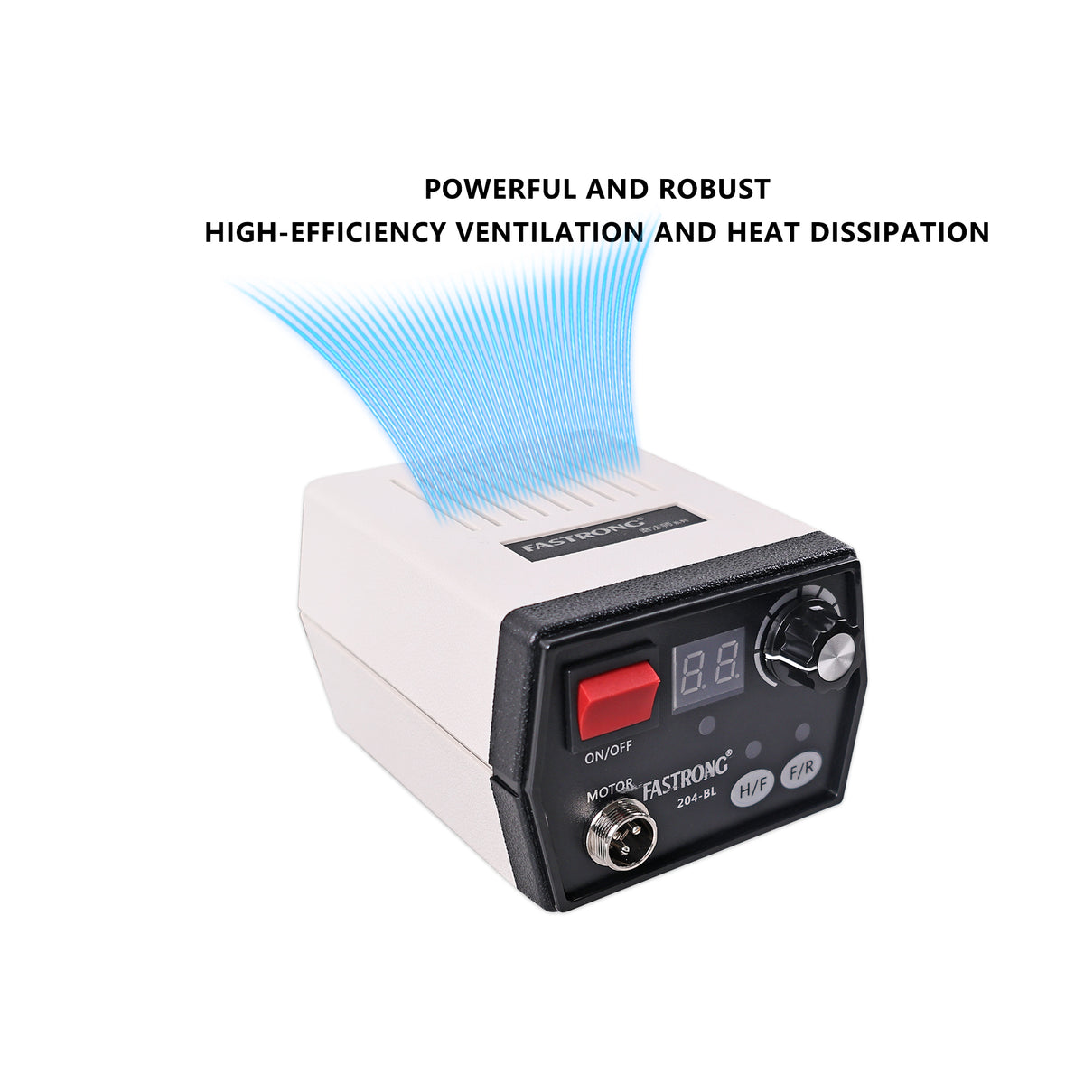 Side profile view of dental portable polishing machine