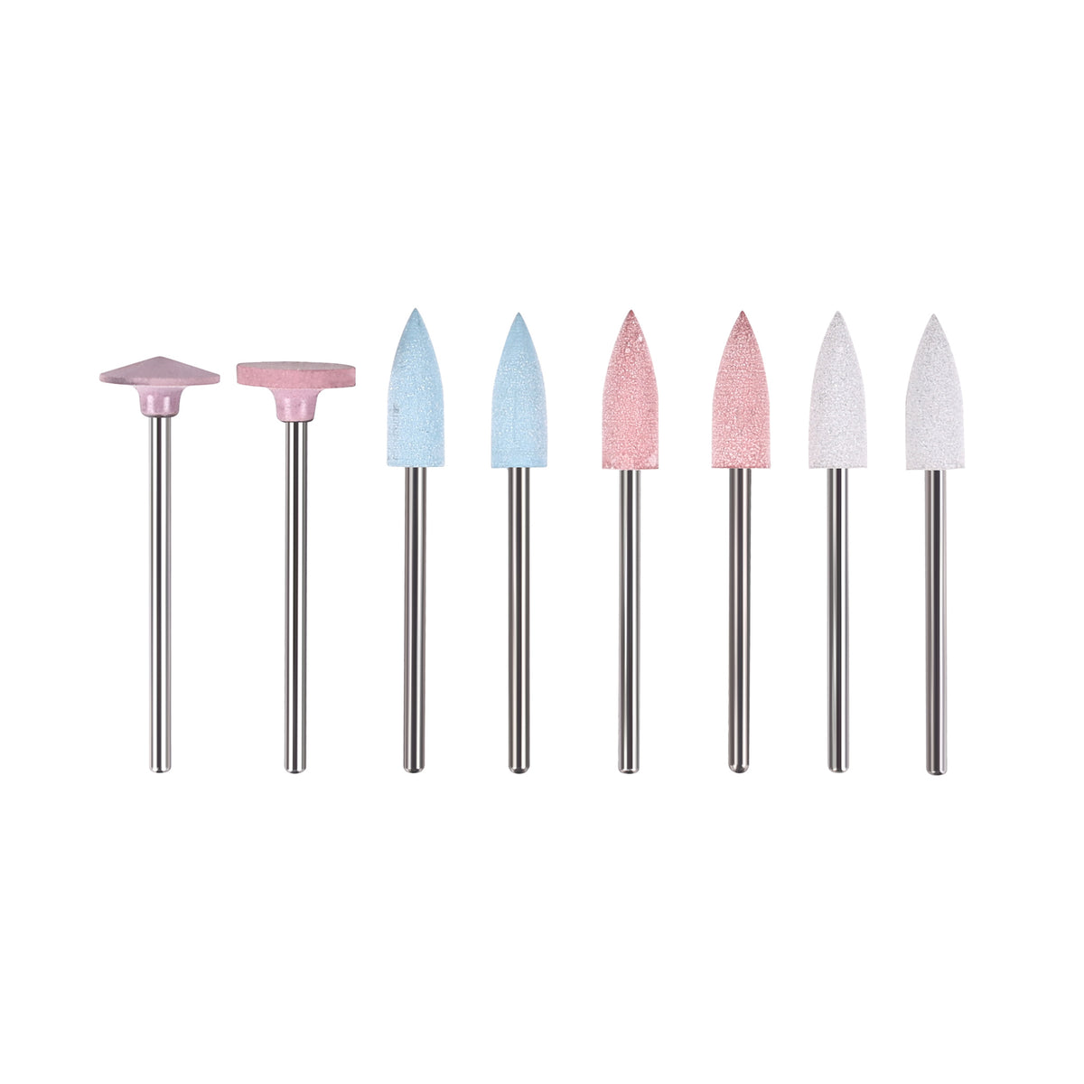 Classification display of burs, discs, brushes in 35pcs kit