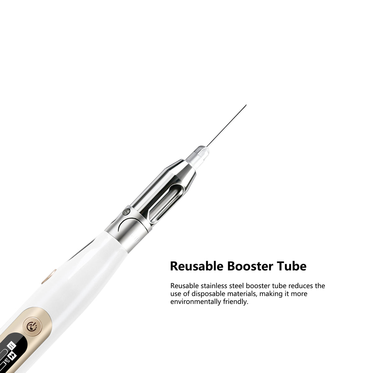 Needle tip assembly structure of electric anesthetic injector