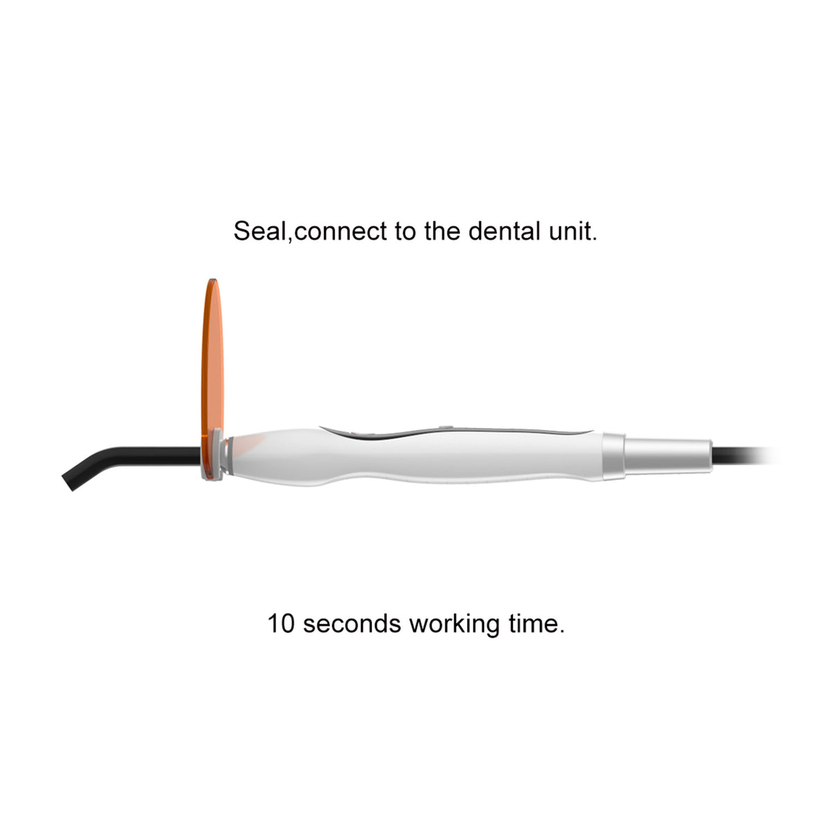 360‑degree rotatable lamp‑head structure of wireless curing light