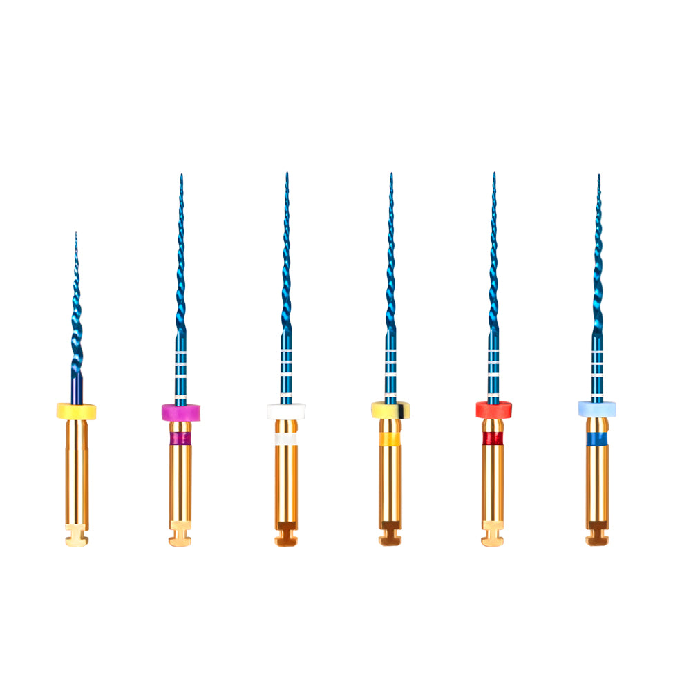 CYF204 NITI Blue Rotary Heat Activated Endodontic Files - Denspay Dental - Self-Adjusting Motor Files