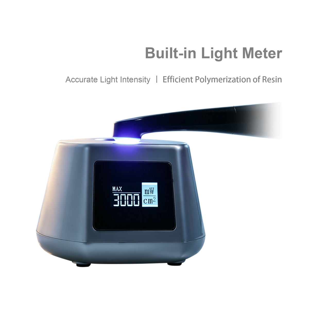 High-intensity blue light 1s fast curing working status of ELIJAH LED curing lamp for composite polymerization