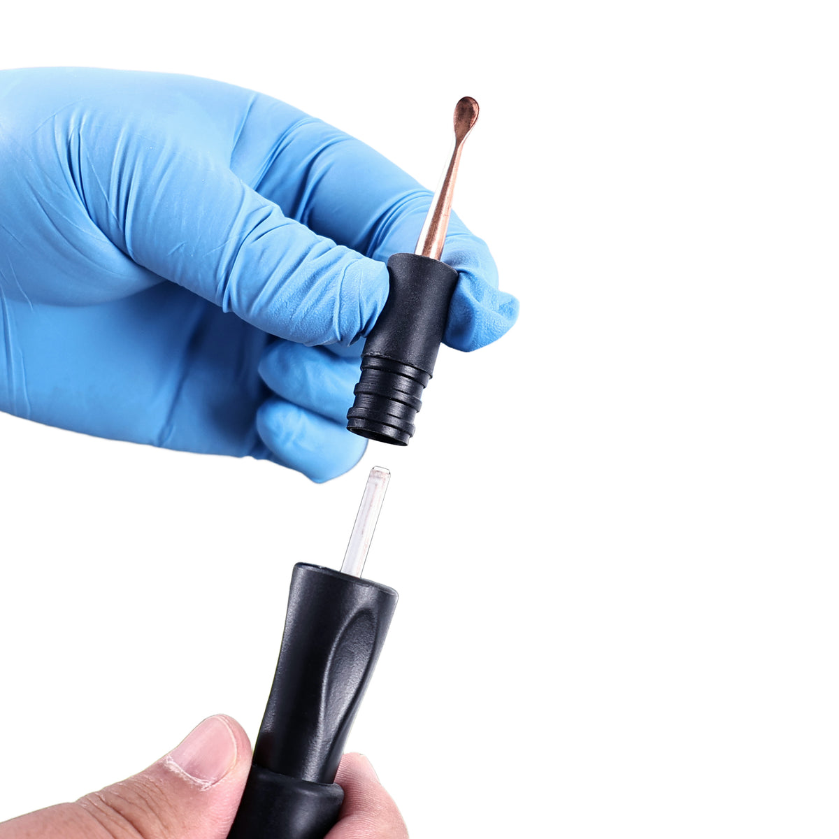 Wax tip installation and replacement demonstration