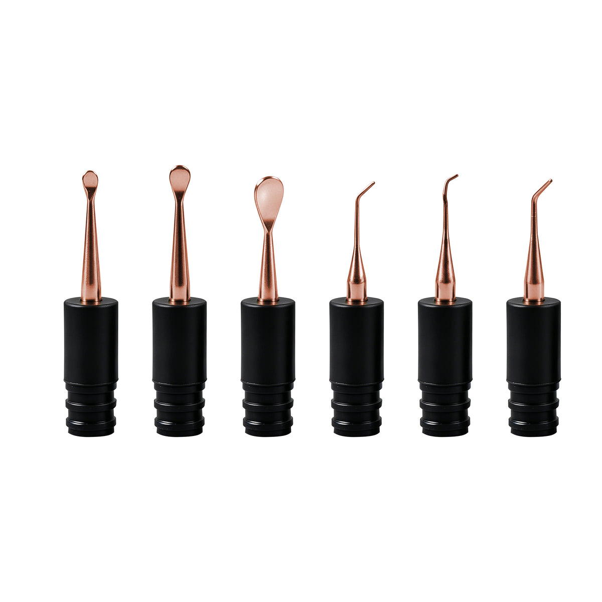 Assorted metal wax carving tips full display