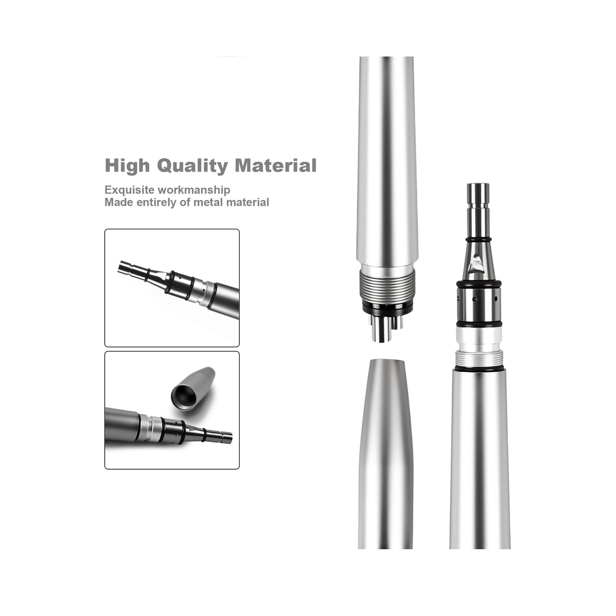 Disposable perio irrigation tip head partial close‑up