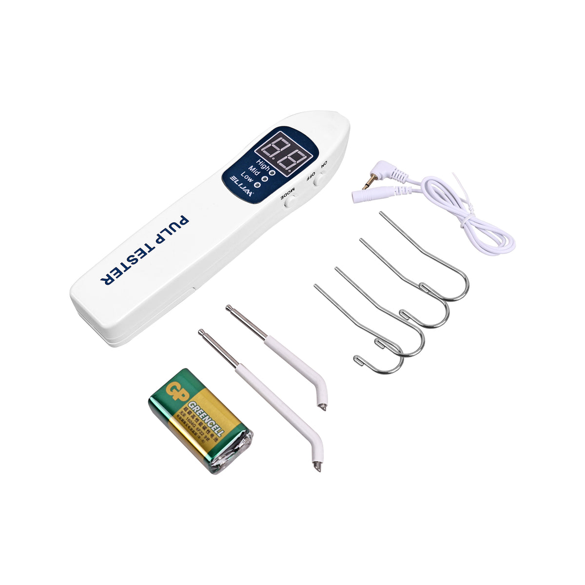 Full accessories kit for dental pulp tester