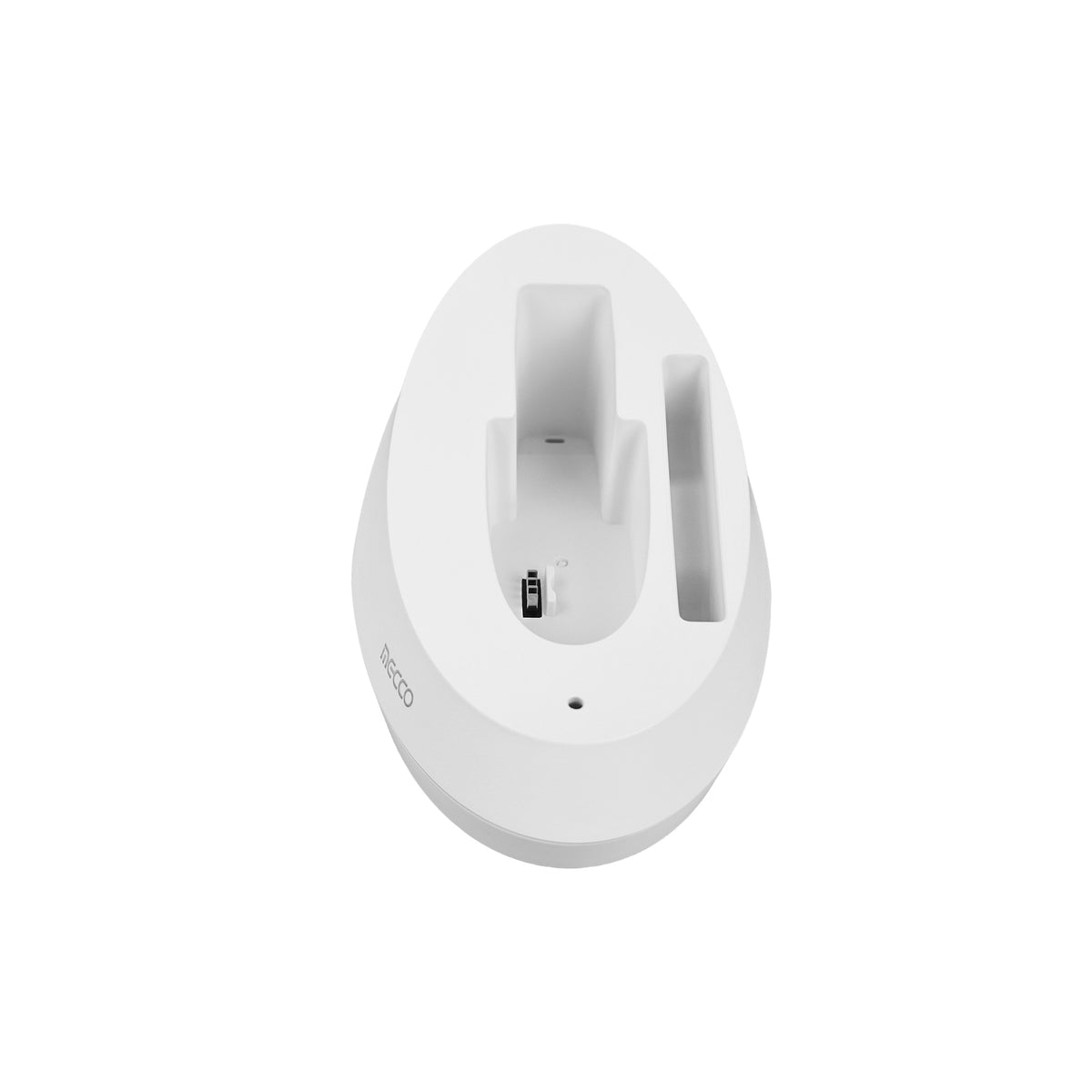 Mecco Fill-G obturation gun placed on wireless charging dock