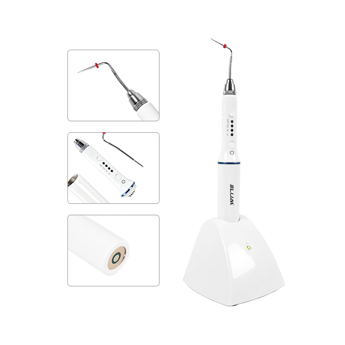 Autoclavable replacement obturation tips kit for dental obturation pen