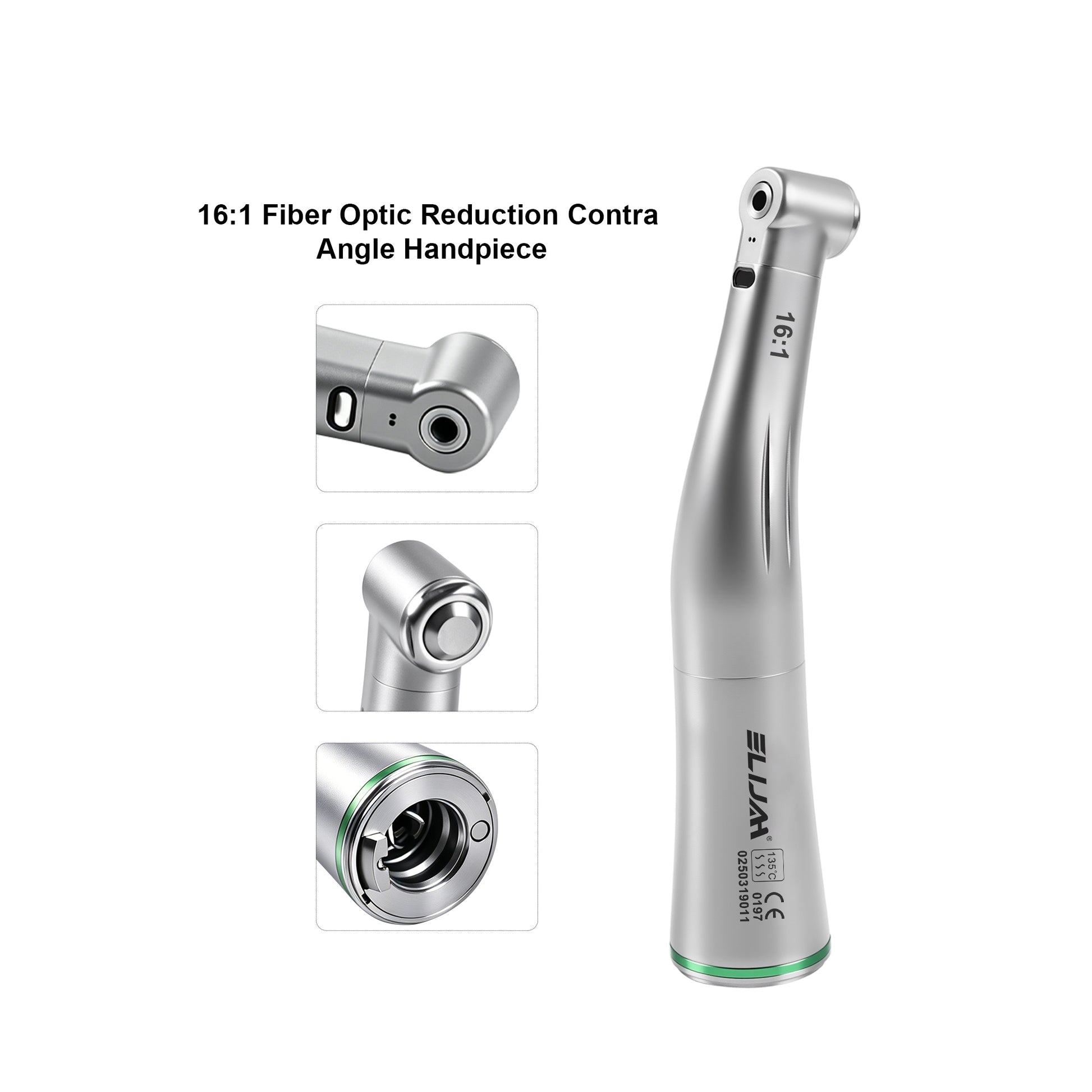 high torque dental fiber optic reduction handpiece