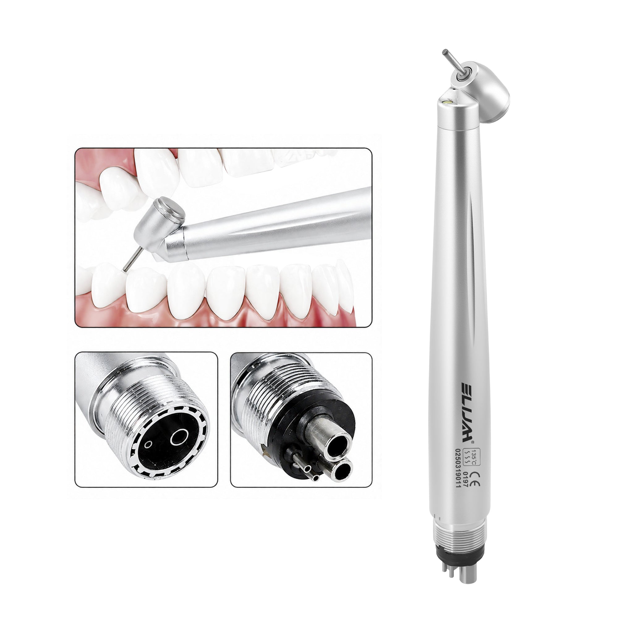 45° high speed handpiece side profile
