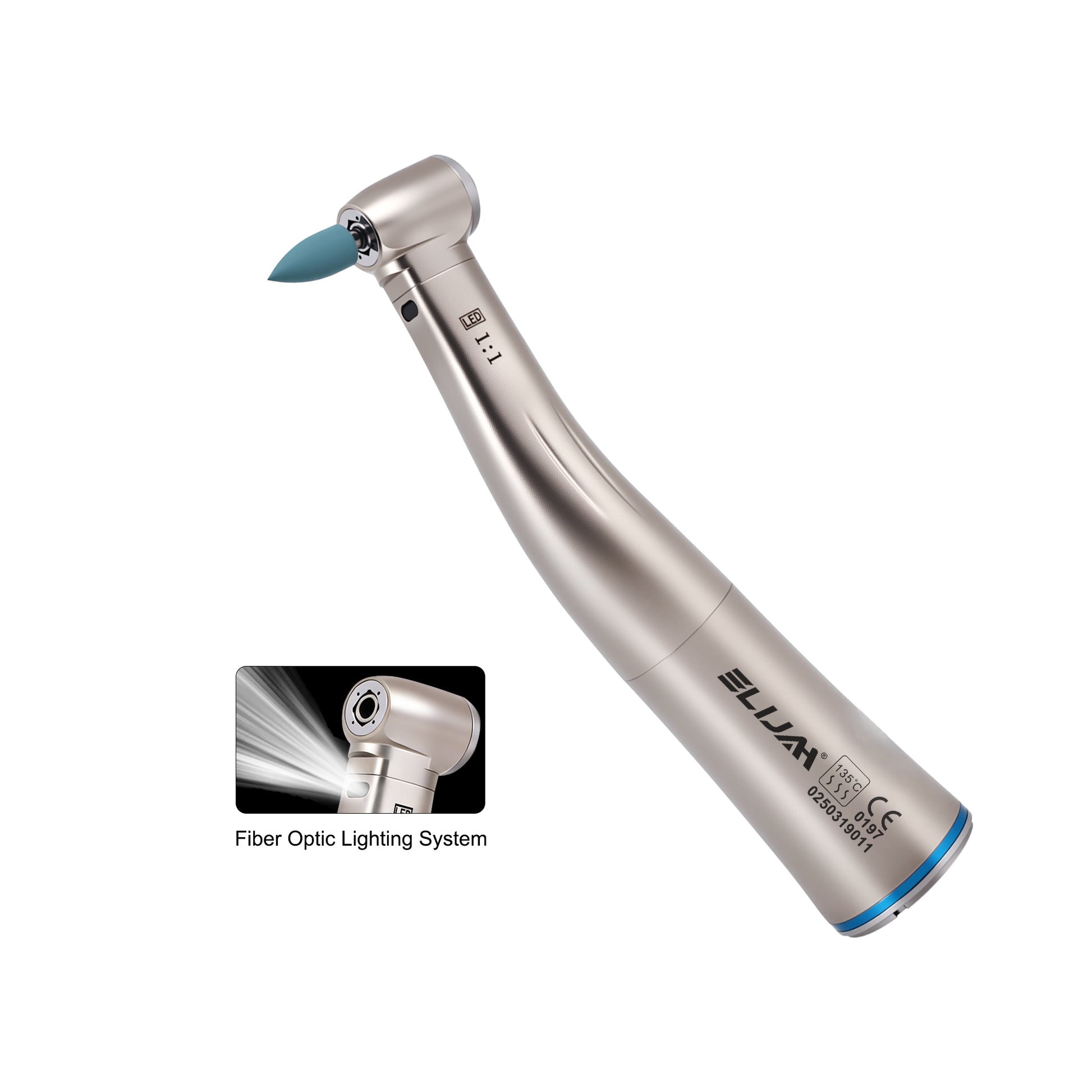 led fiber optic dental contra angle handpiece x25