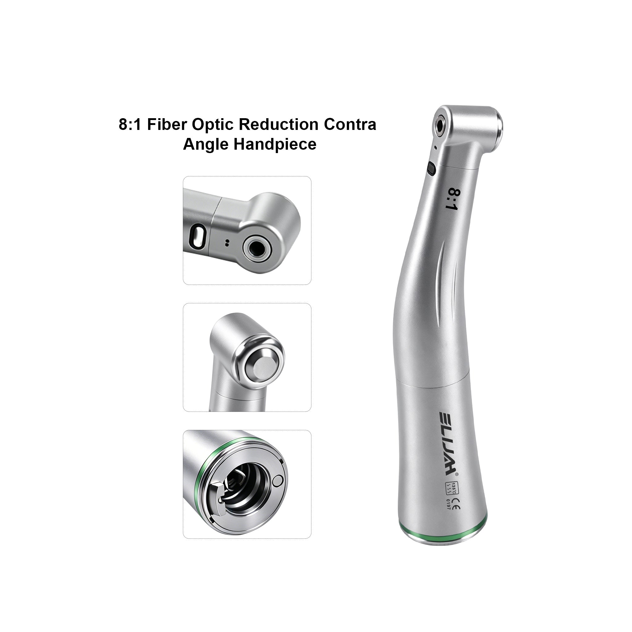led light dental reduction contra angle handpiece