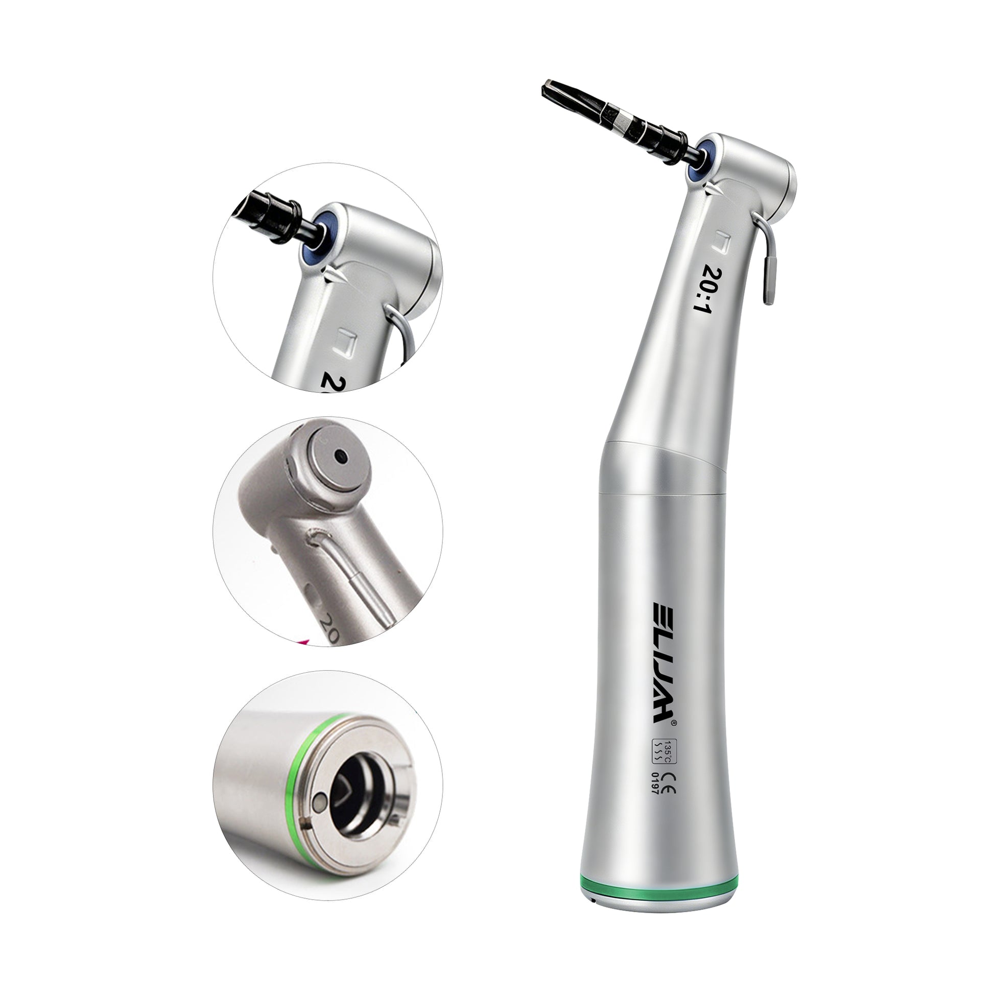 low vibration oral implant 20 1 fiber contra angle handpiece
