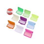 Multi color dental orthodontic wax set with plastic storage boxes main view
