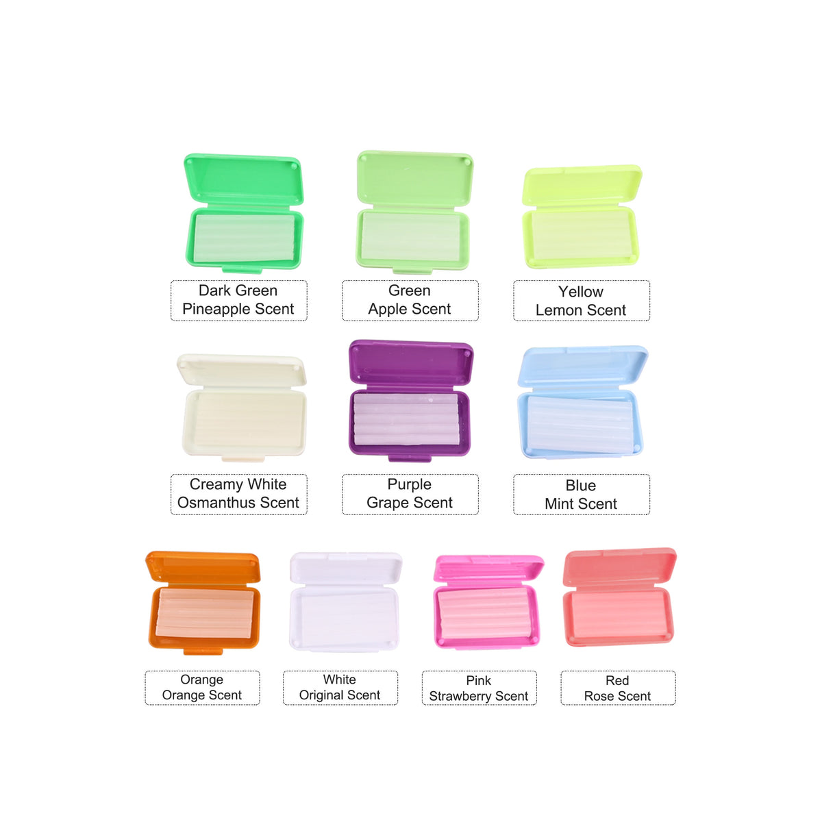 Dental orthodontic wax full set packing view