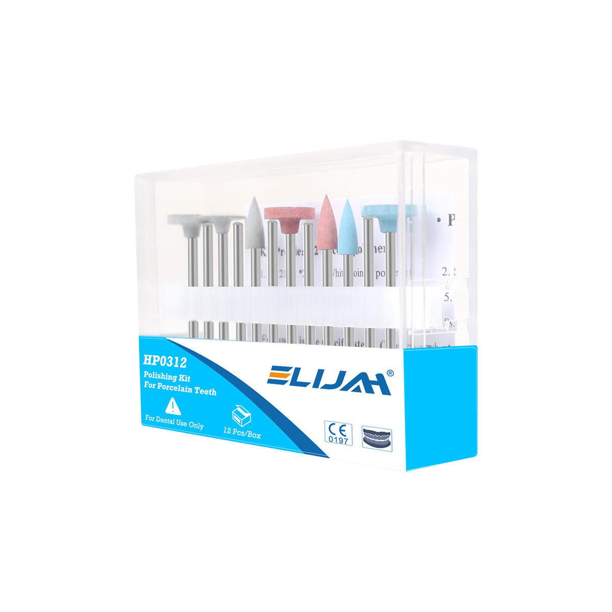 Porcelain teeth polishing kit alternative to Shofu dental polishers