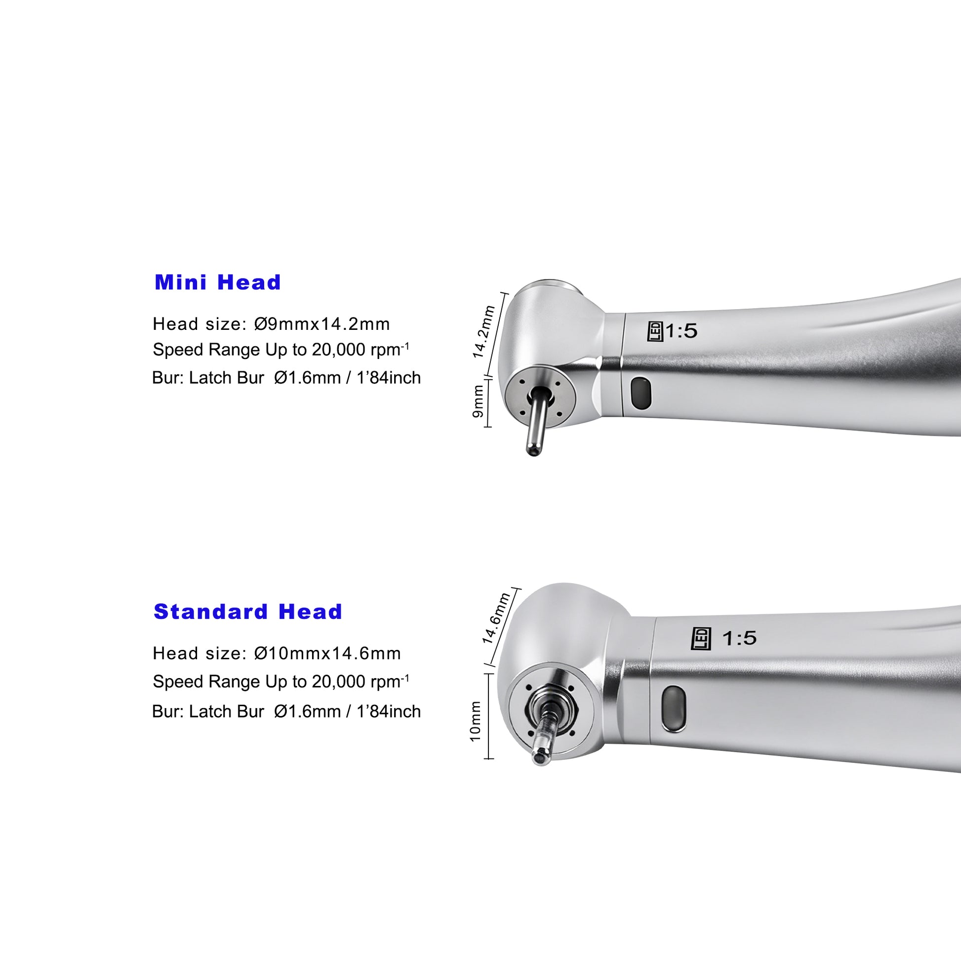 professional grinding dental x95 fiber optic contra handpiece