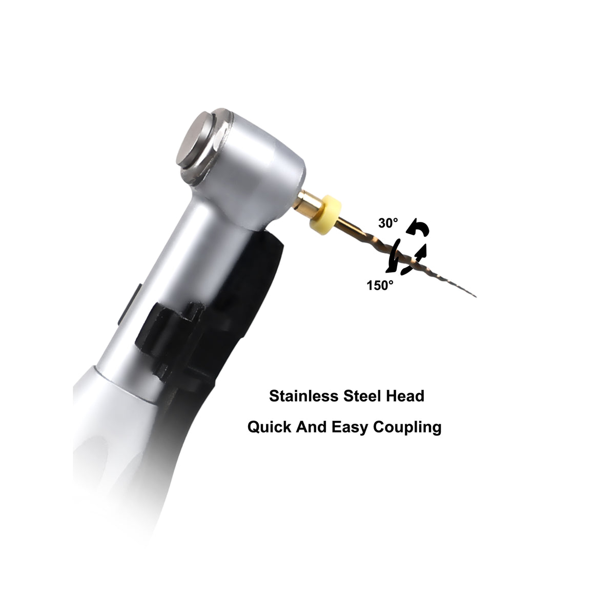 QI‑100 endo motor compatible with various Ni‑Ti rotary endo files