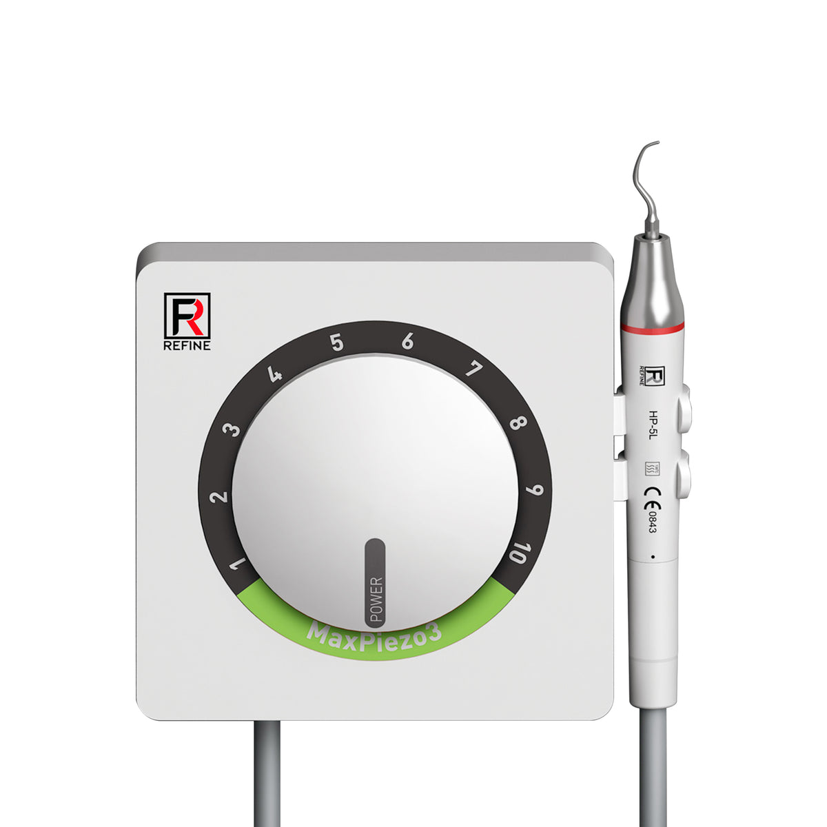 REFINE MaxPiezo 3+ LED ultrasonic scaler white background main product image