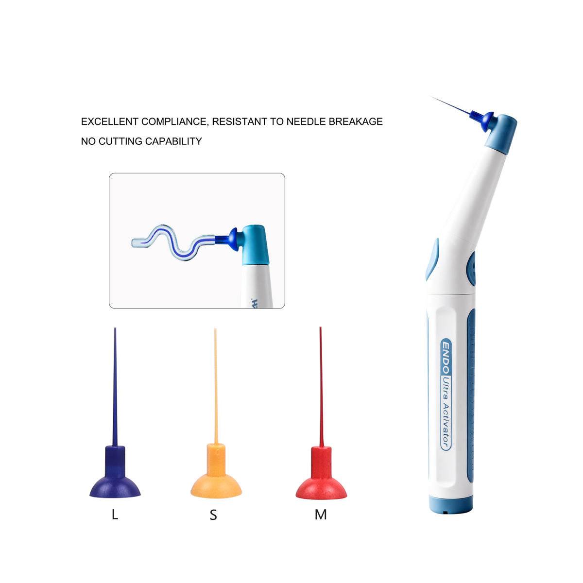 Sonic vibration irrigation cleaning effect for root canal