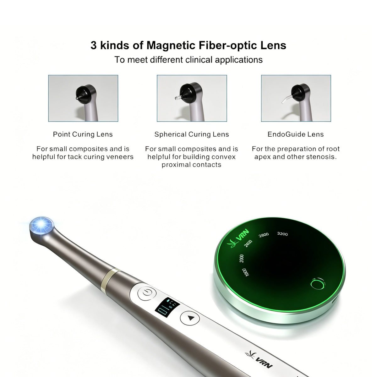 Multiple working modes introduction of VAFU 3200mW ultra high intensity dental curing lamp