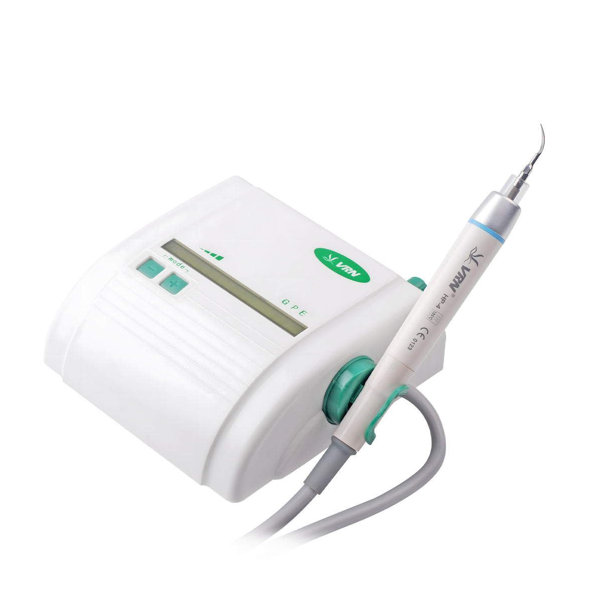 Dimension specification drawing of VRN K08DL dental ultrasonic piezo scaler