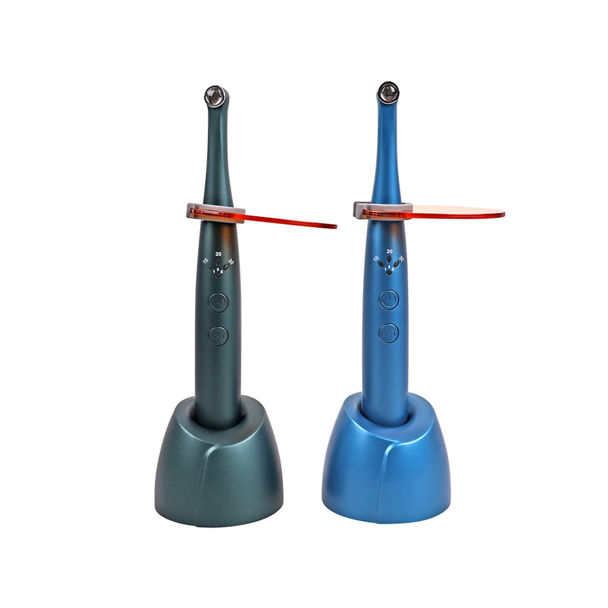 Multiple color optional designs for cordless 1s wireless dental curing light