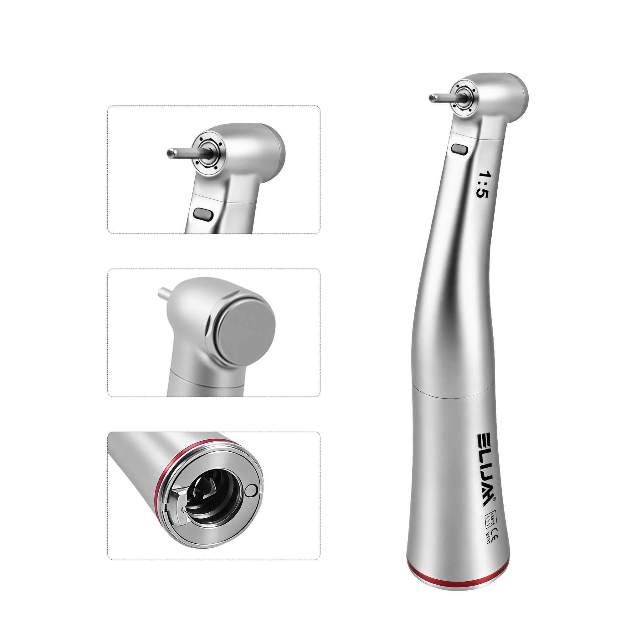x95 style dental 1 5 speed increasing fiber optic contra angle handpiece